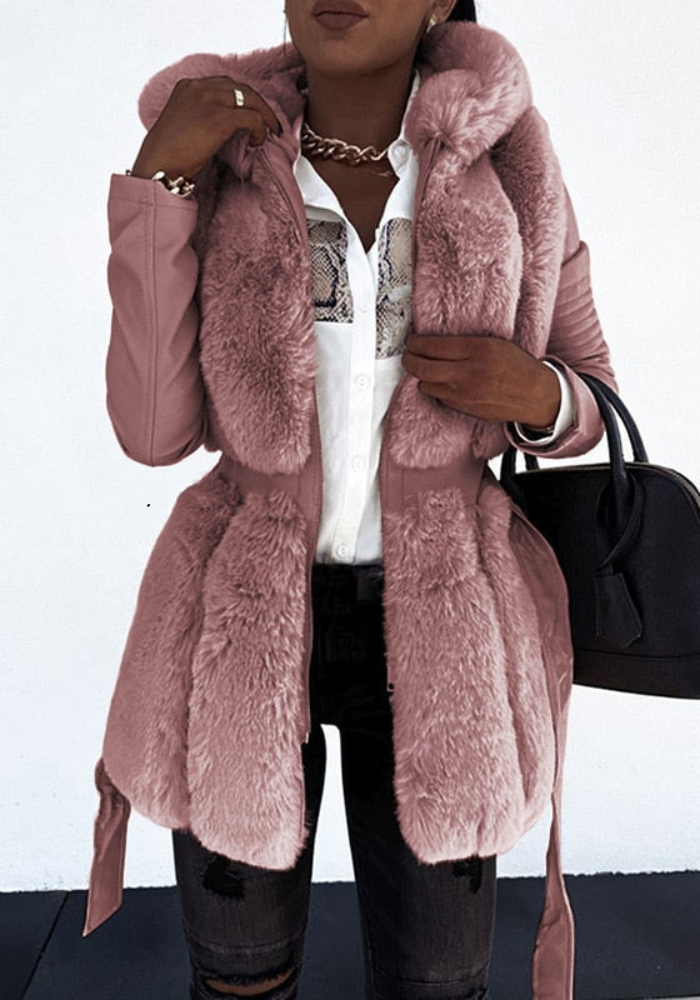 Stilla | Damefrakke I Faux Fur