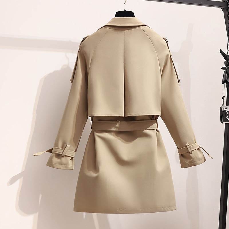Stilla | Elegant Vandtæt Dobbeltbrystet Trenchcoat