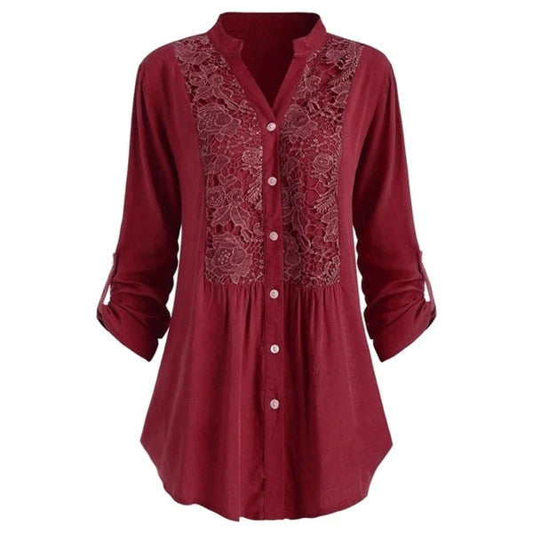 Stilla | Bluse med elegant og løs pasform