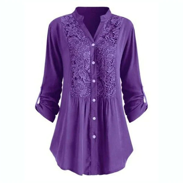 Stilla | Bluse med elegant og løs pasform