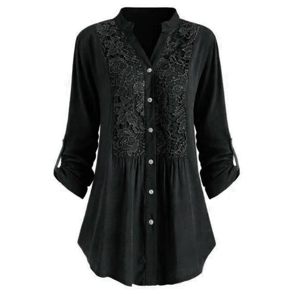 Stilla | Bluse med elegant og løs pasform