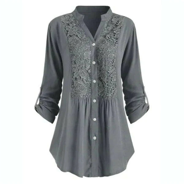 Stilla | Bluse med elegant og løs pasform