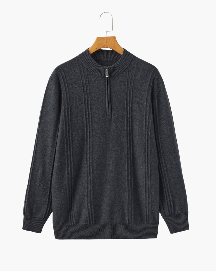 Stilla | Lynlås Sweater Fremstillet Af Uld
