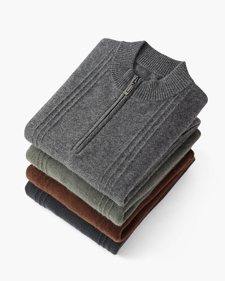 Stilla | Lynlås Sweater Fremstillet Af Uld