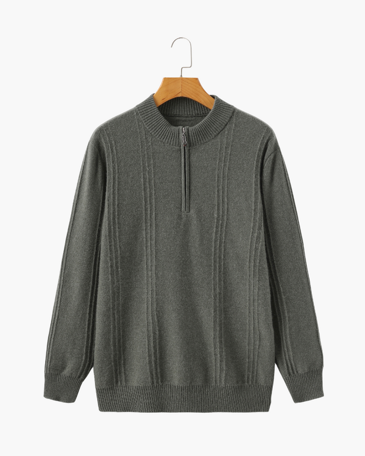 Stilla | Lynlås Sweater Fremstillet Af Uld