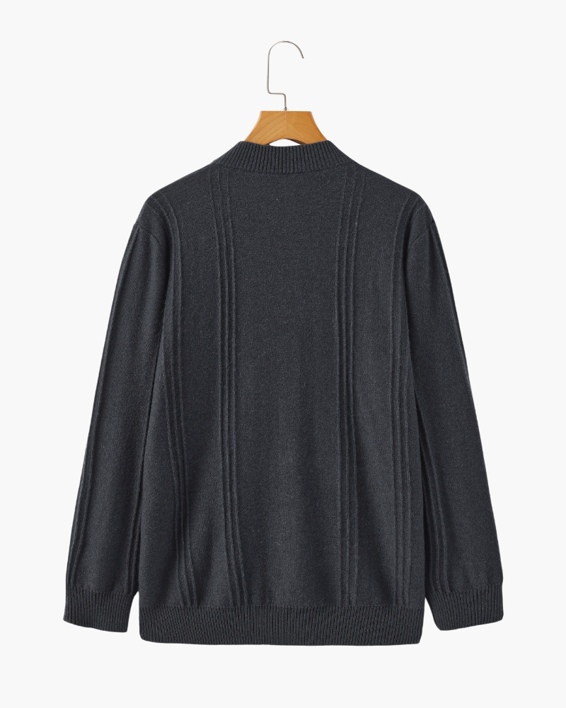 Stilla | Lynlås Sweater Fremstillet Af Uld