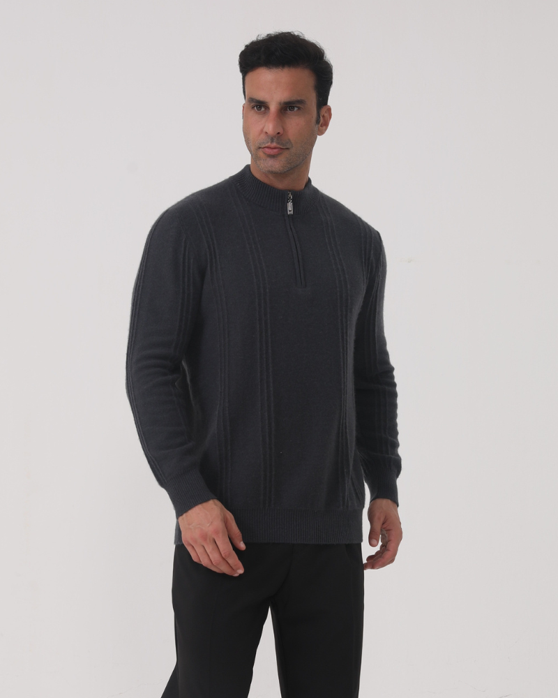 Stilla | Lynlås Sweater Fremstillet Af Uld