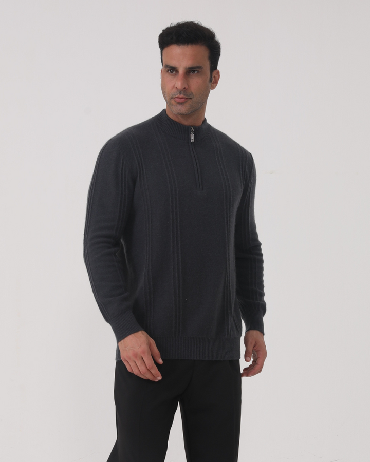 Stilla | Lynlås Sweater Fremstillet Af Uld
