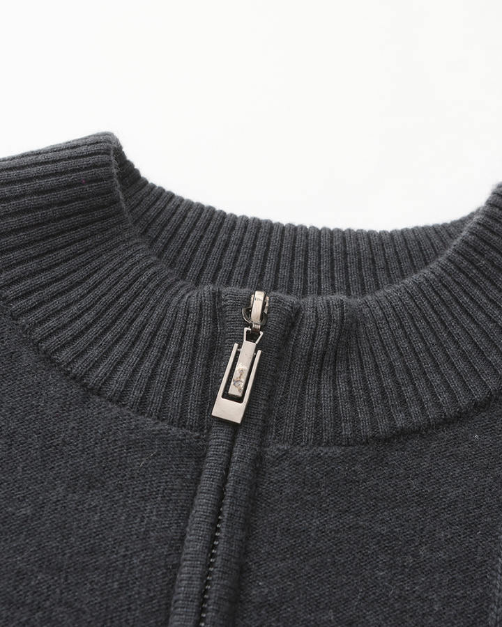 Stilla | Lynlås Sweater Fremstillet Af Uld