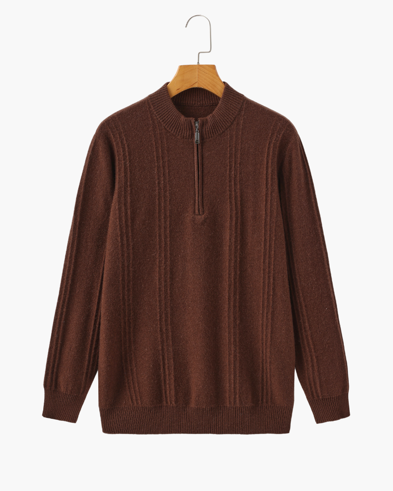 Stilla | Lynlås Sweater Fremstillet Af Uld