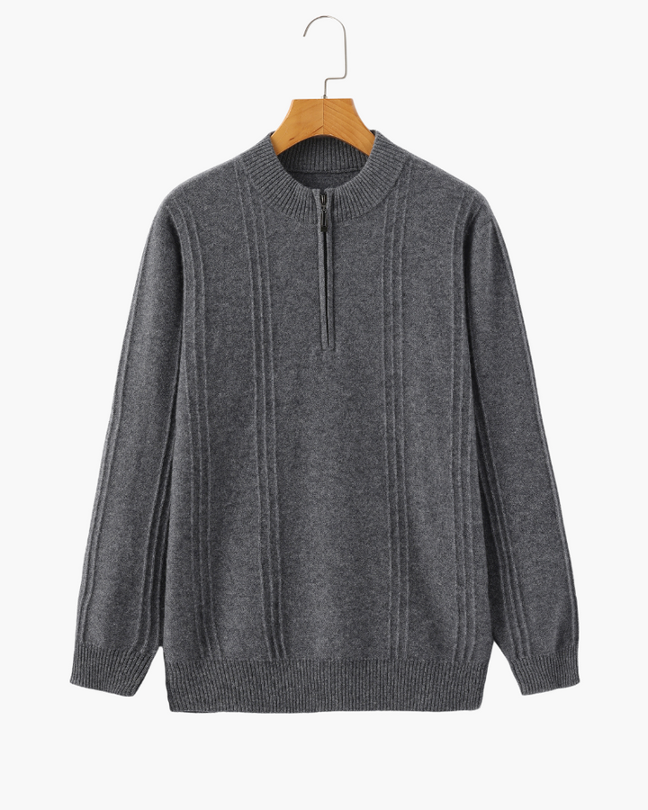 Stilla | Lynlås Sweater Fremstillet Af Uld