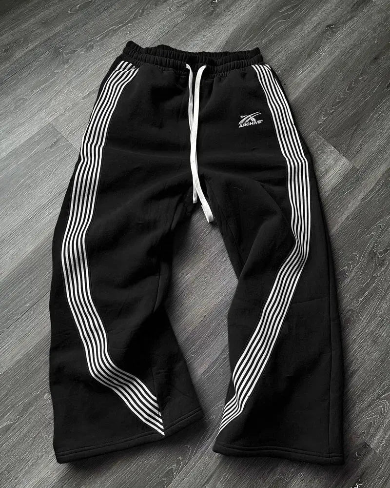 Stilla | Mænds sweatpants med striber