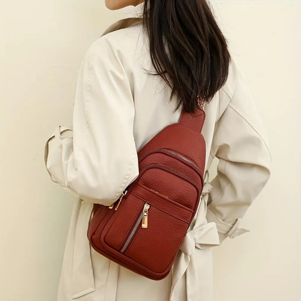 Stilla | Årgang Bryst Crossbody Taske
