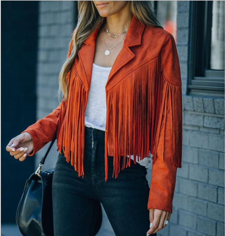 Stilla | Trendy Frynsejakke