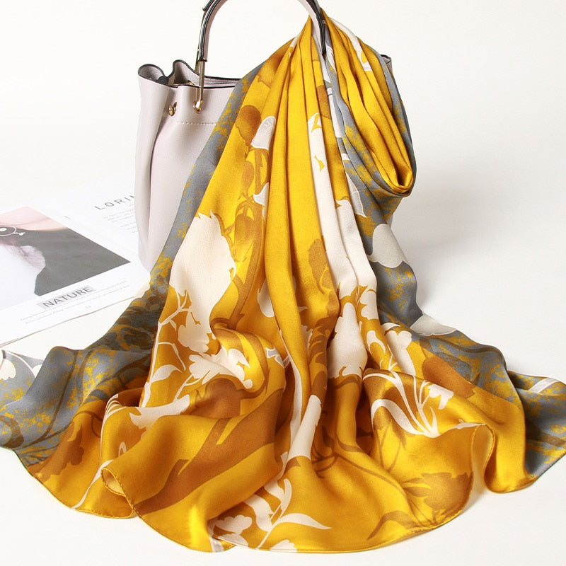Stilla | Chic Square Scarf 100% Silk