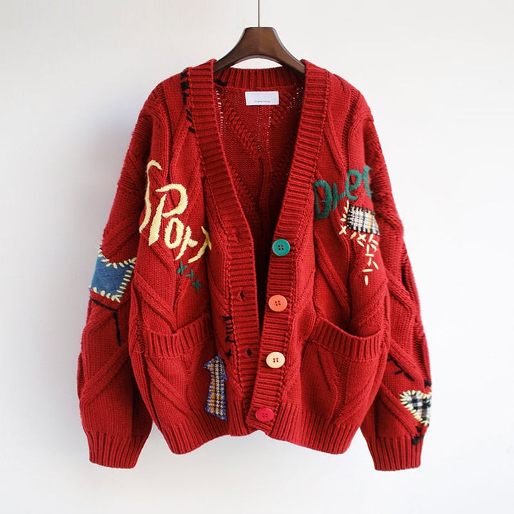 Stilla | Elegant strikpullover med broderi