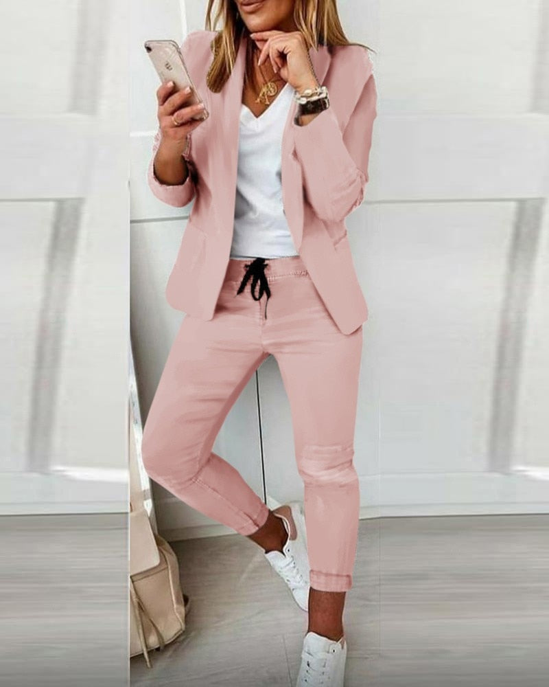 Stilla | Formelt Blazer Sæt Mode