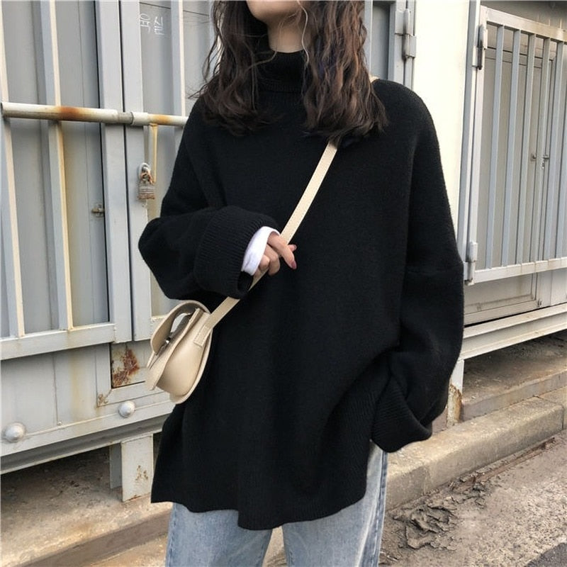 Stilla | Kvinders Afslappede Turtleneck Trøje
