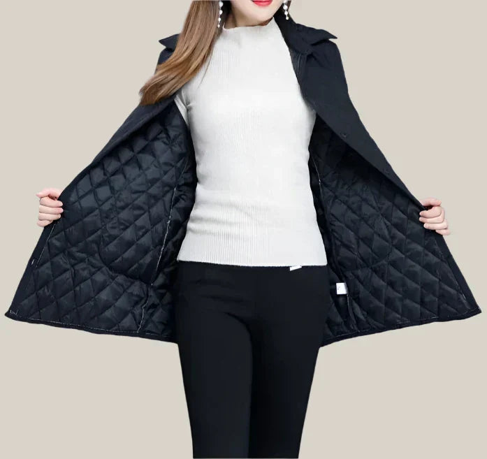 Stilla | Lang Quilted Jakke
