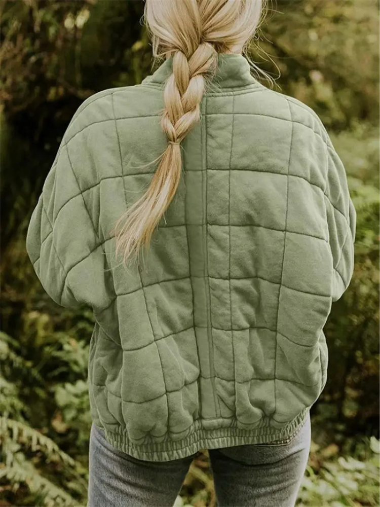 Stilla | Overgangsjakke Oversized Tykk Kvindejakke