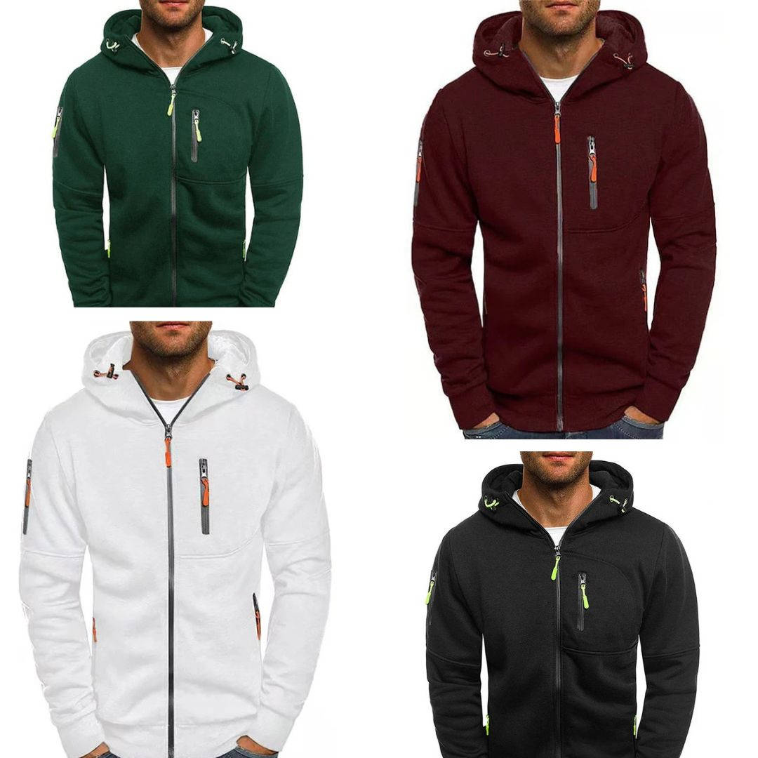 Stilla | Hoodie med gennemgående lynlås - Behagelig hoodie