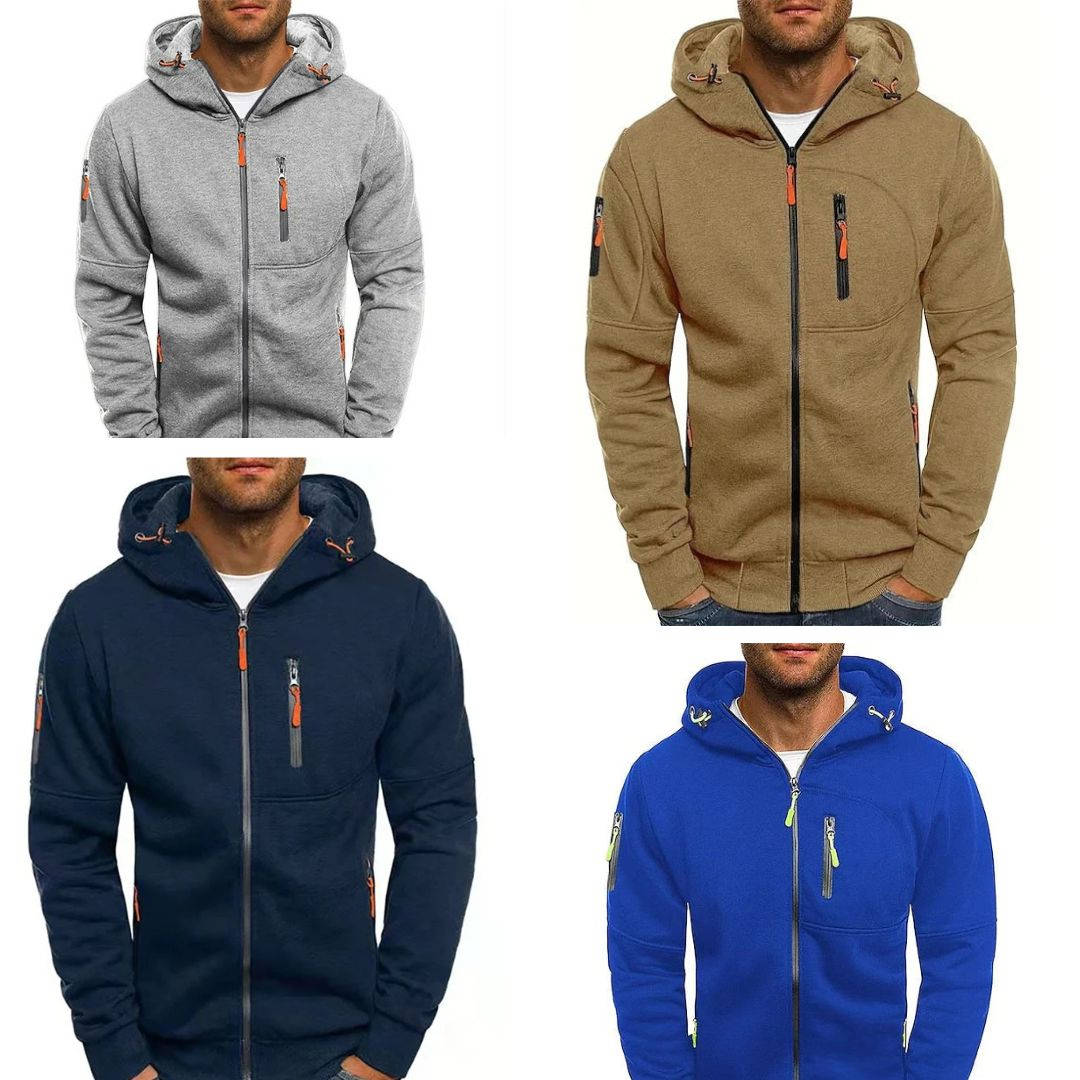 Stilla | Hoodie med gennemgående lynlås - Behagelig hoodie
