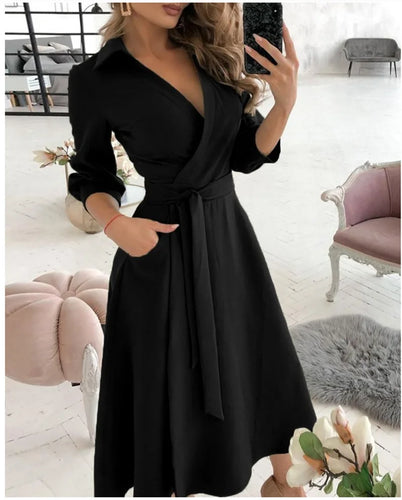 Stilla | Elegant Wrap Kjole Med Stroppar