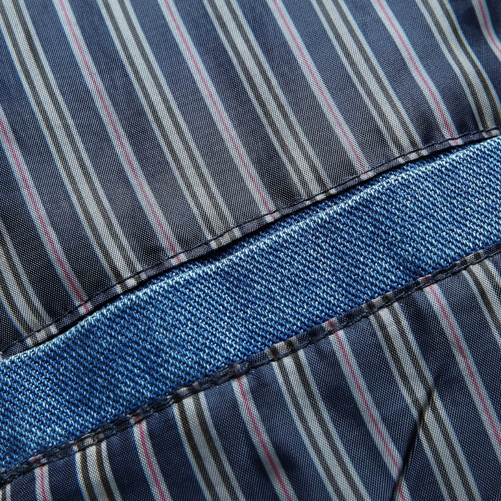 Stilla | Denim Blazer I Denim Stil med Enkeltknap Lukning