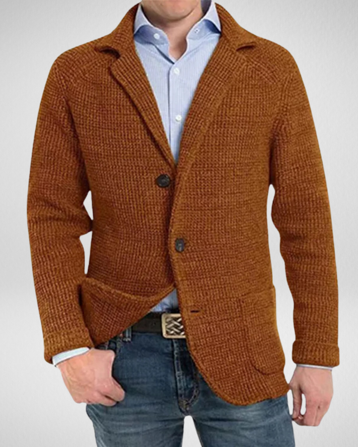 Stilla | og Behagelig Fritids Herre Strik Blazer