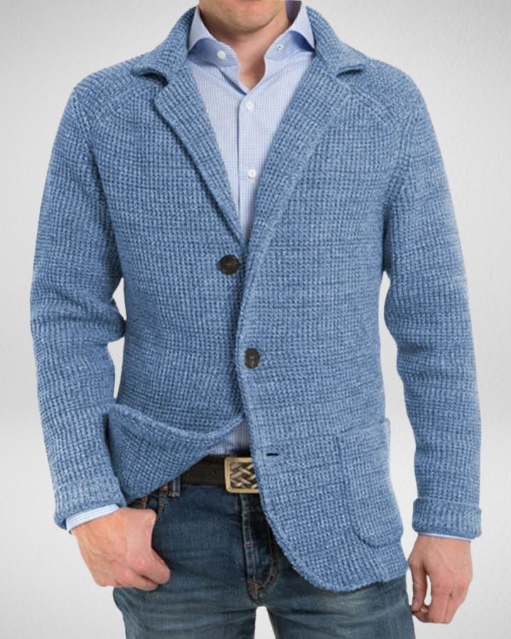 Stilla | og Behagelig Fritids Herre Strik Blazer