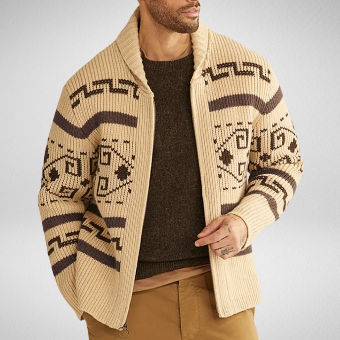 Stilla | Herre Cardigan til Efterår og Vinter