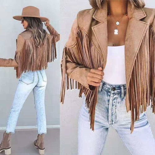 Stilla | Trendy Frynsejakke