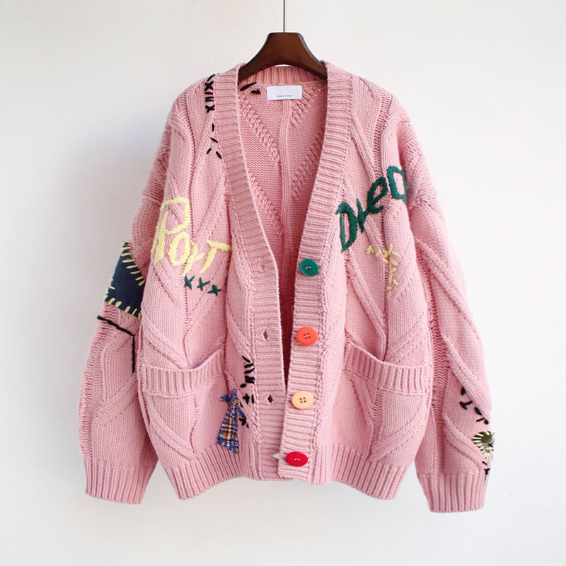 Stilla | Elegant strikpullover med broderi