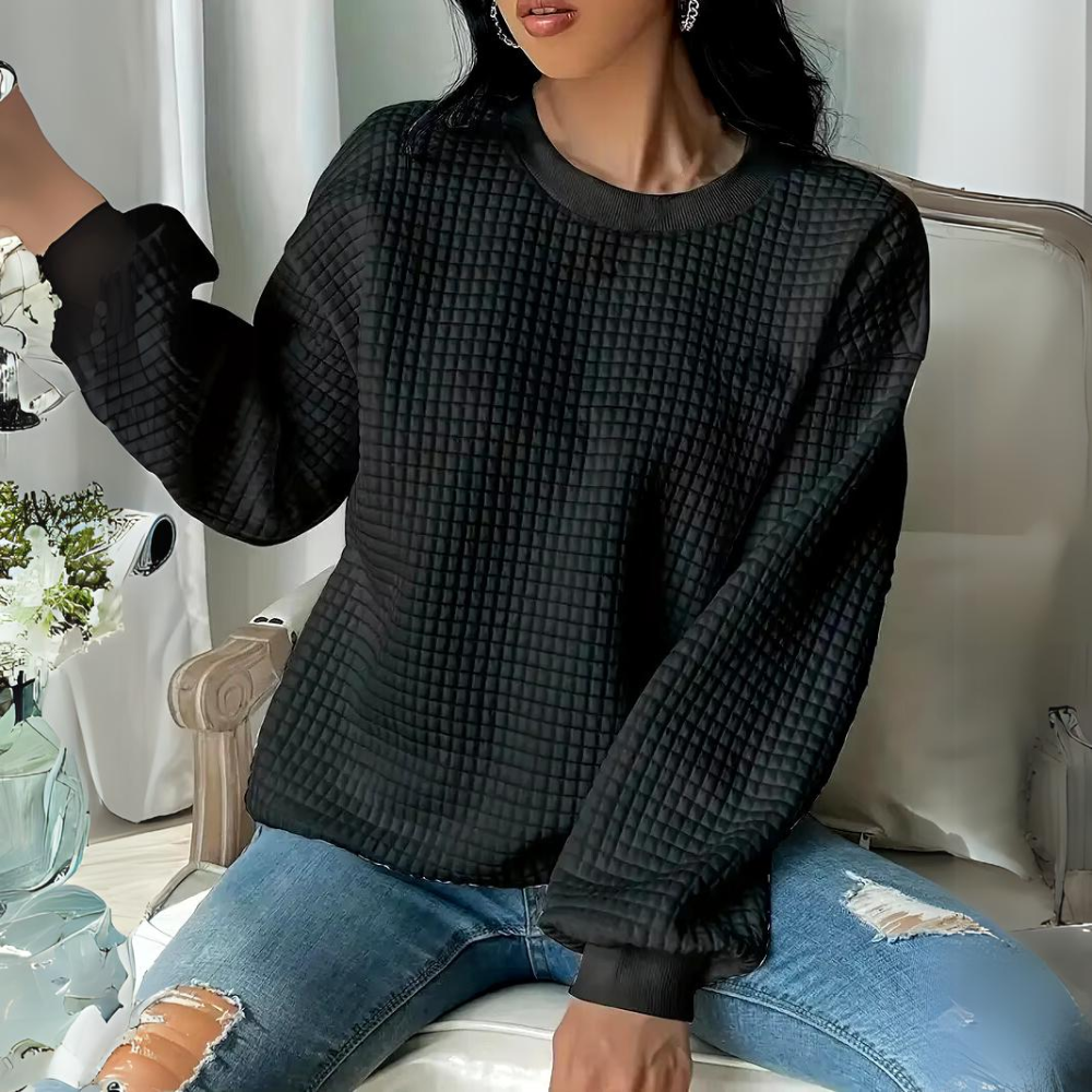 Stilla | Casual Sweater Med Rund Halsudskæring