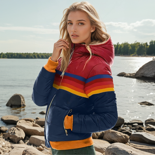 Stilla | Retro-inspireret Parka med Varm Hue