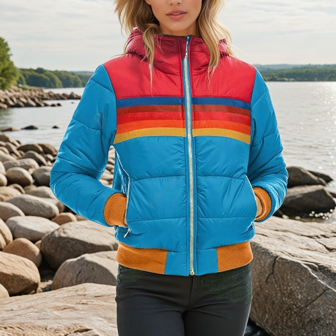 Stilla | Retro-inspireret Parka med Varm Hue