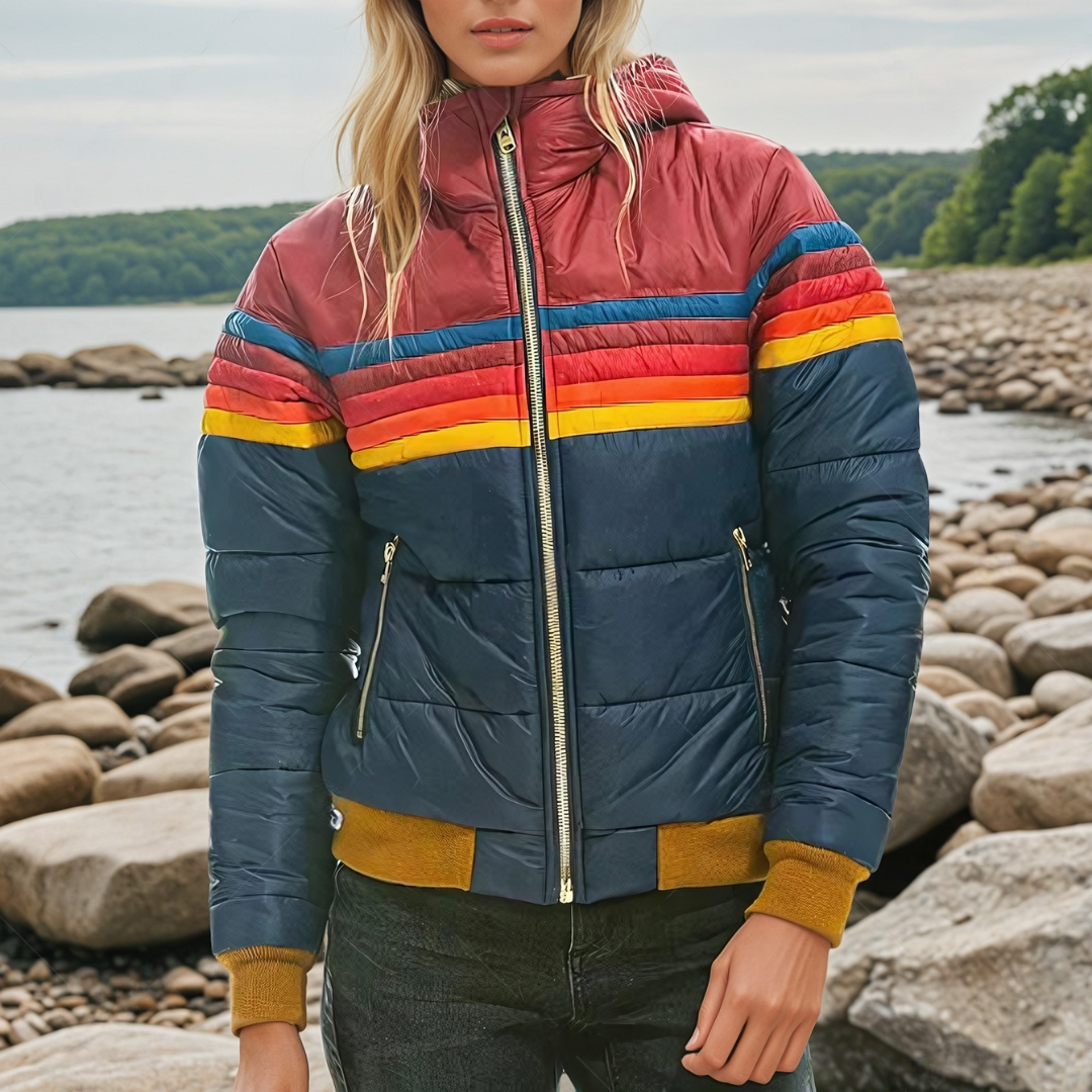 Stilla | Retro-inspireret Parka med Varm Hue