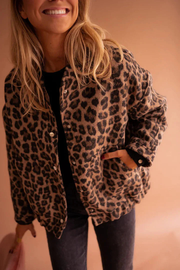 Stilla | Leopard-Print Jakke