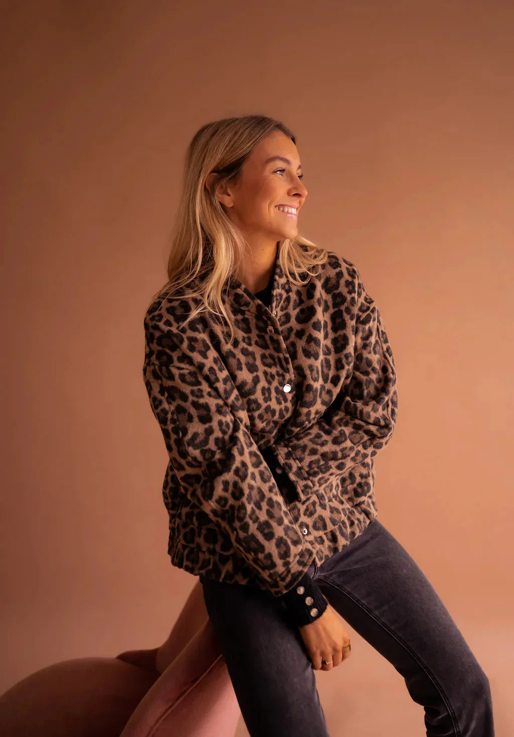 Stilla | Leopard-Print Jakke