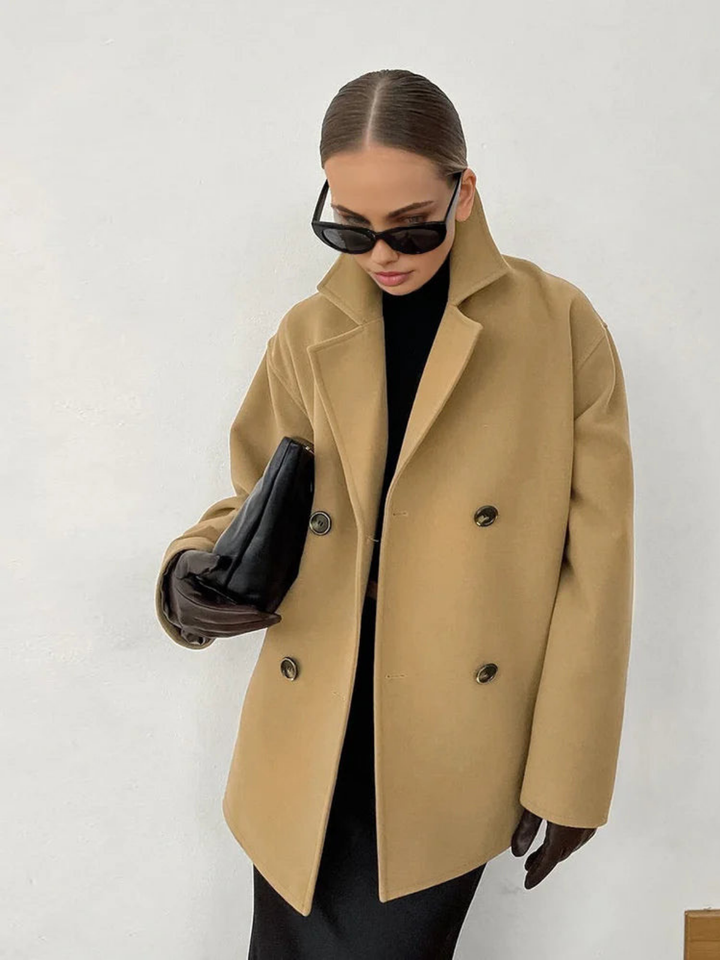 Stilla | Varmer Taupe Jakke