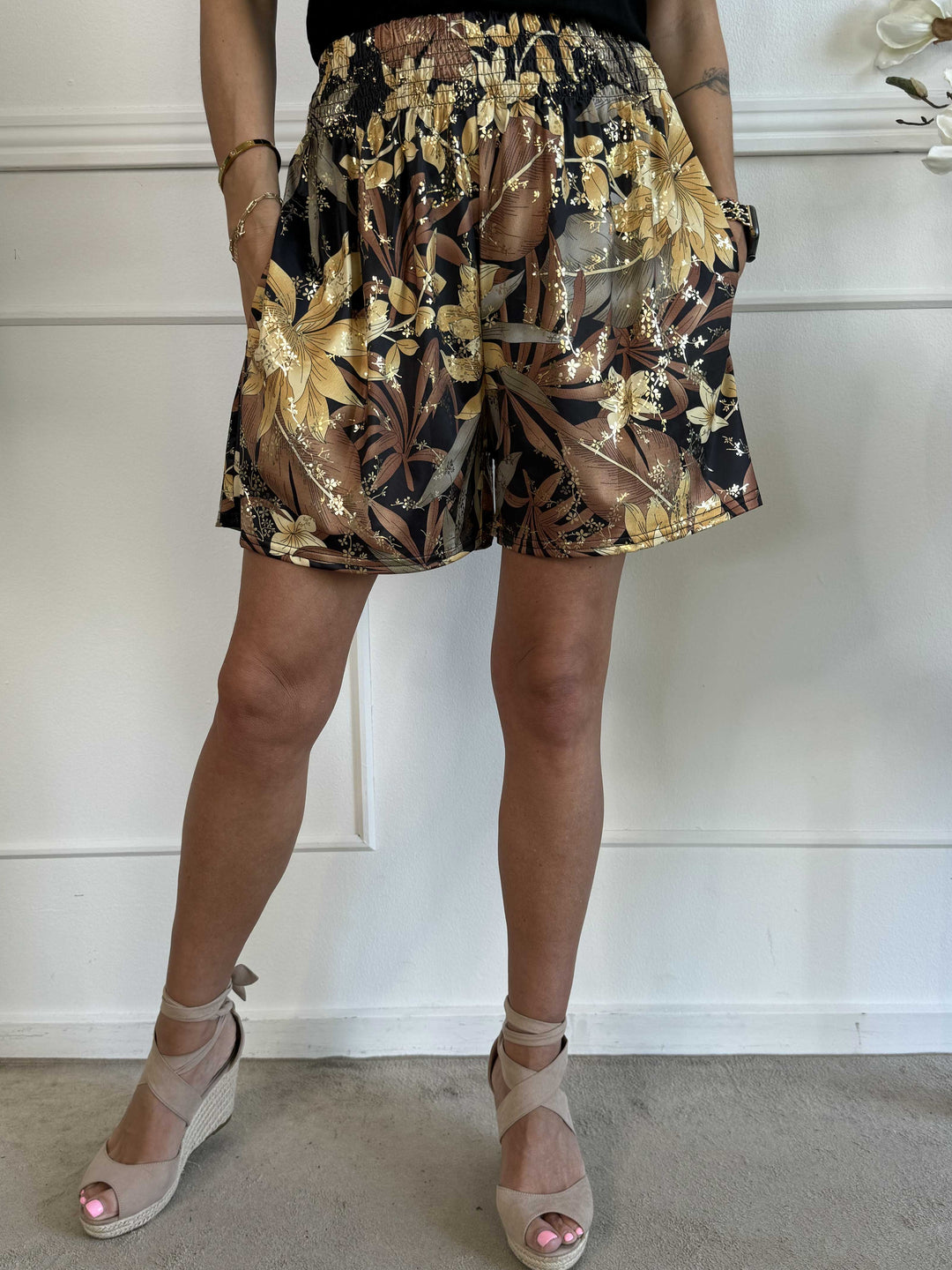 Stilla | Elastiske Shorts Med Talje