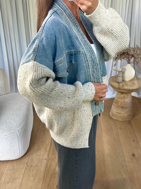 Stilla | Klassisk Jeansjakke i Denim
