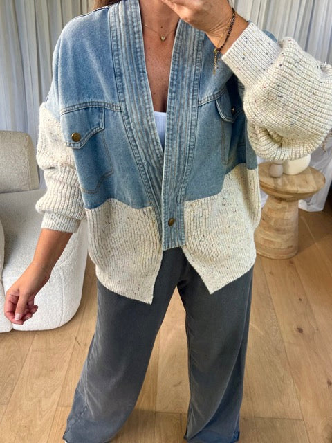 Stilla | Klassisk Jeansjakke i Denim