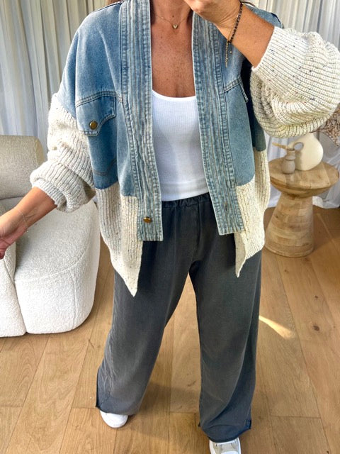 Stilla | Klassisk Jeansjakke i Denim