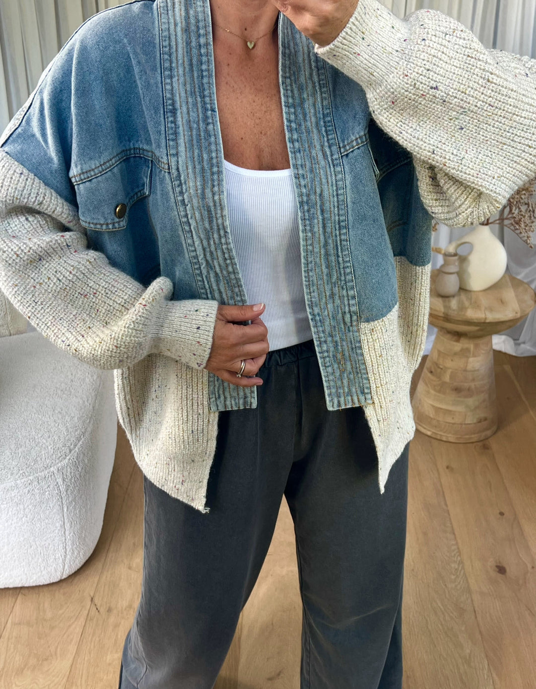 Stilla | Klassisk Jeansjakke i Denim