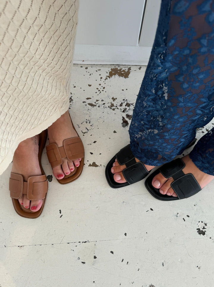Stilla | Sorte Sandaler med Elegant Design