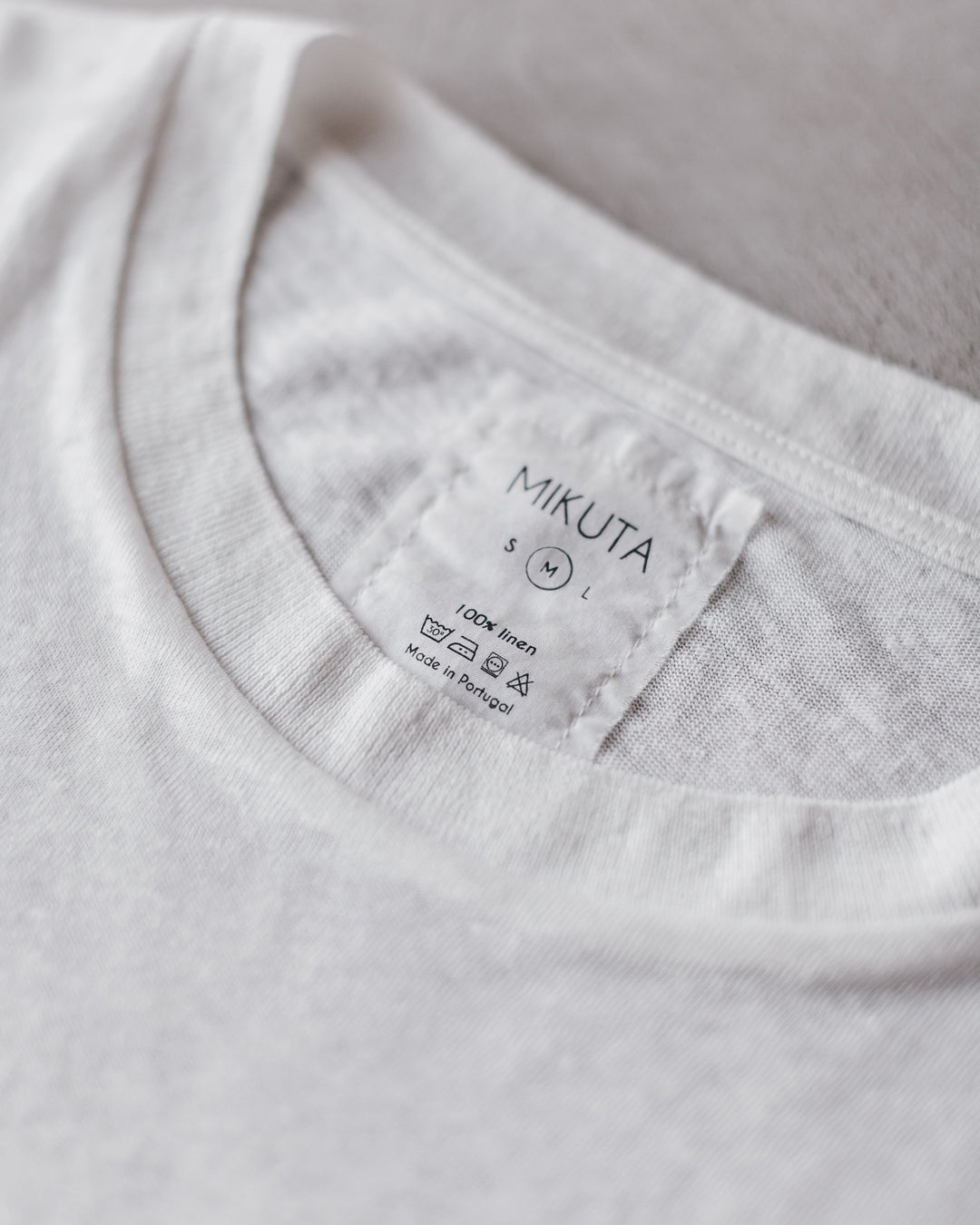 Stilla | Løs T-shirt Af Hvid Linned
