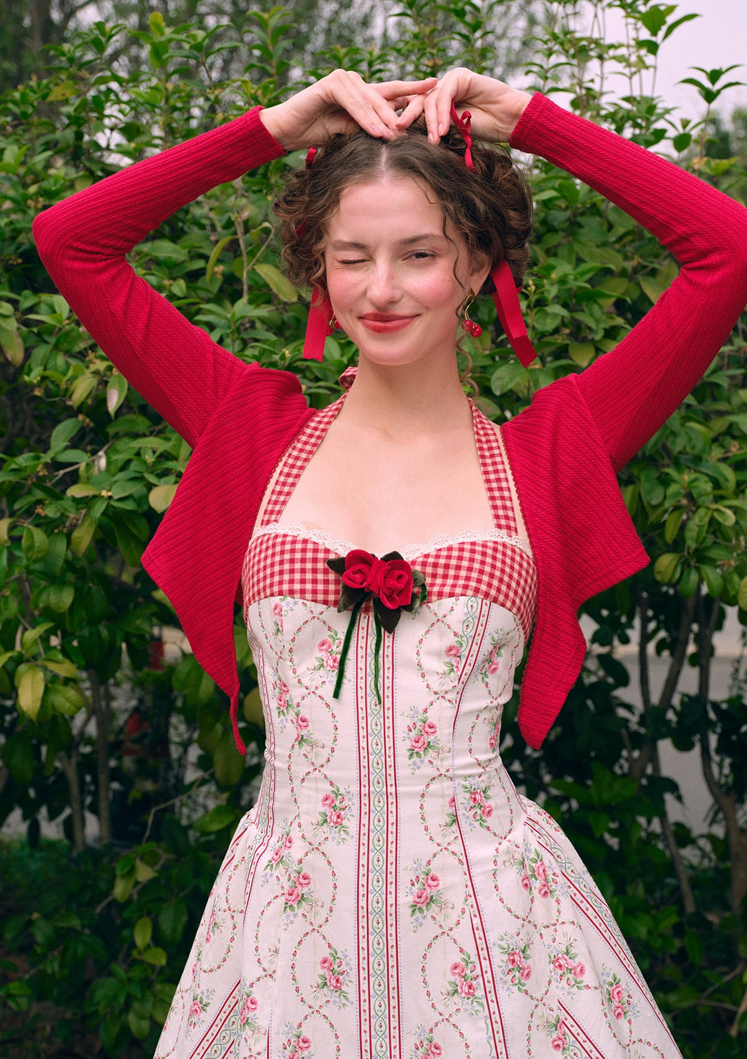 Stilla | Plus Rose Cupid Kjole