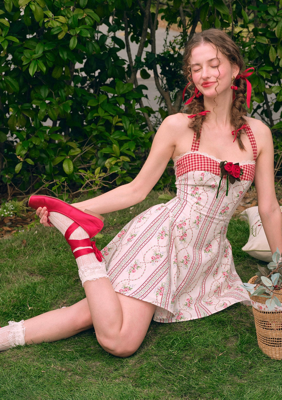 Stilla | Plus Rose Cupid Kjole