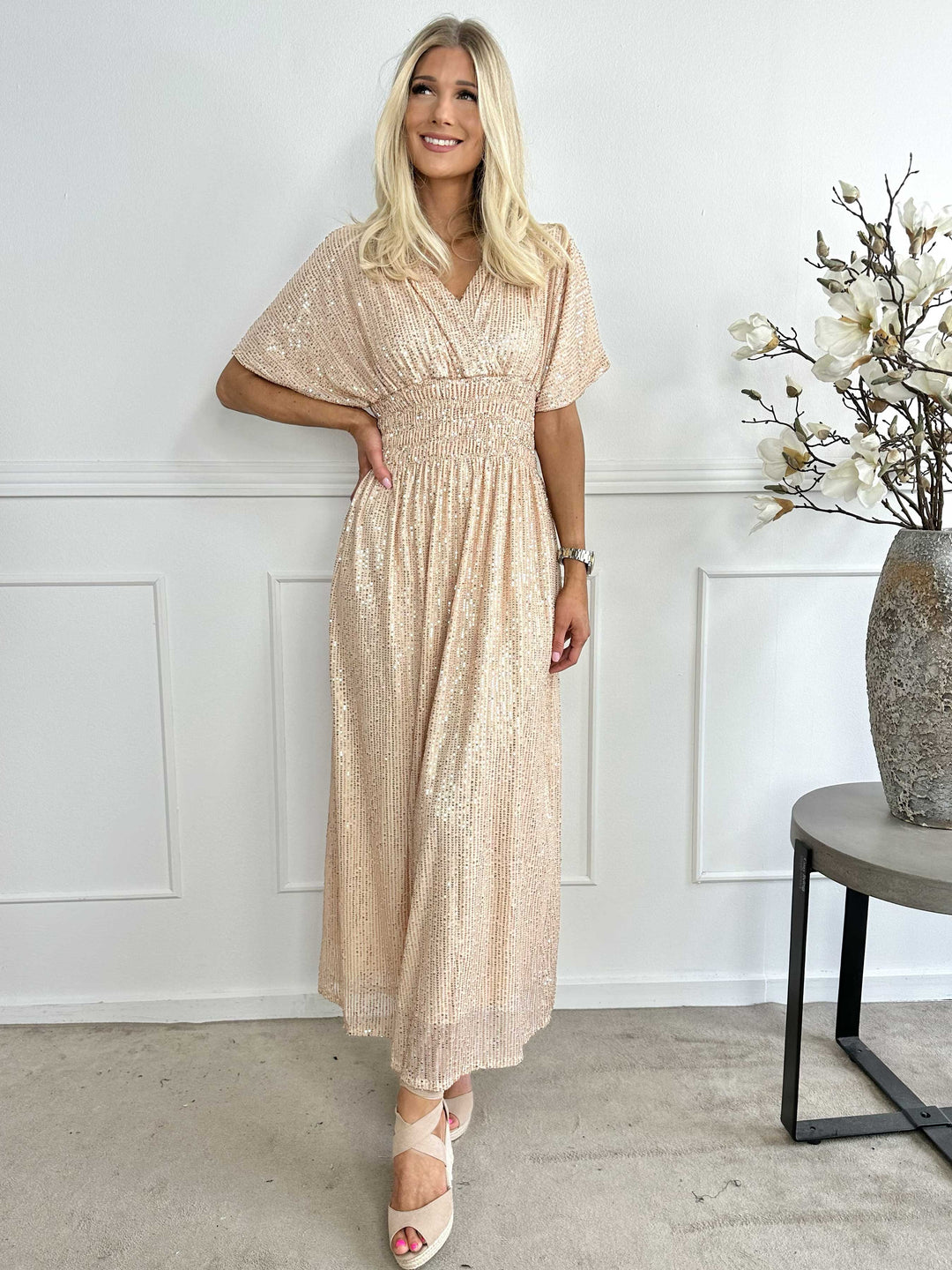 Stilla | Elegante Paillettenkjole Lang
